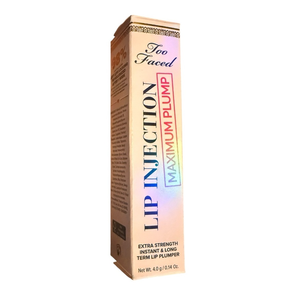 Too Faced Lip Injection Maximum Plump Extra Strength Instant Lip Plumper New